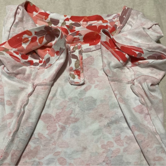 Rebecca Malone Red and Orange Floral Short Sleeve Tee - Picture 8 of 9